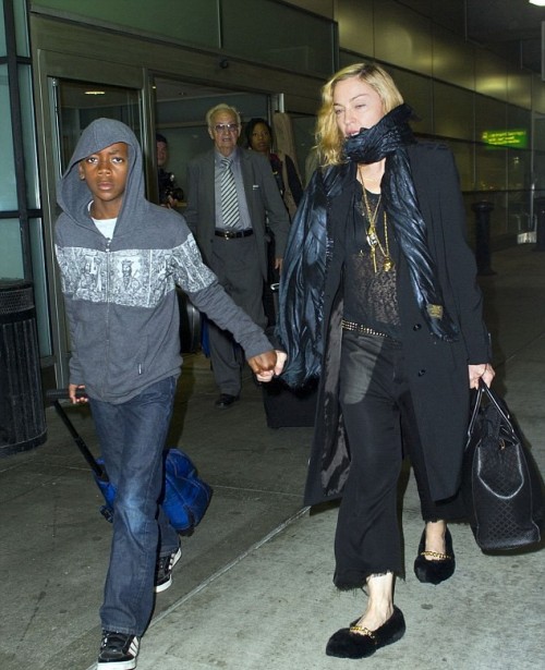 Madonna spotted at JFK airport, New York [27 August 2014 – Pictures