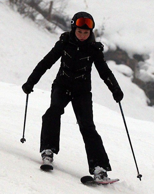 Madonna spotted skiing in Gstaad, Switzerland [December 2014 – January ...