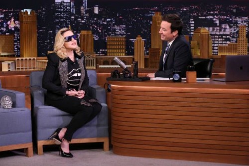 Madonna on The Tonight Show Starring Jimmy Fallon [Pictures & Videos ...