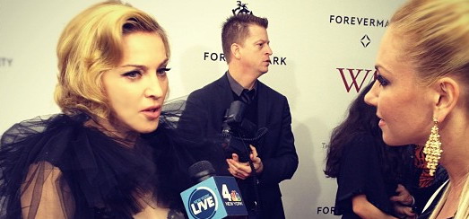 Madonna at the W.E. premiere, New York [23 January 2012 – videos]