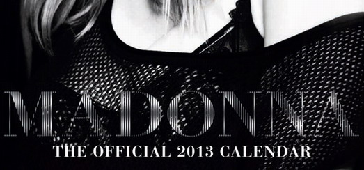 Official Madonna Calendar 2013 Cover Art Revealed