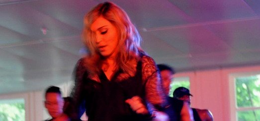 Madonna gives “Addicted to Sweat” dance class in Moscow