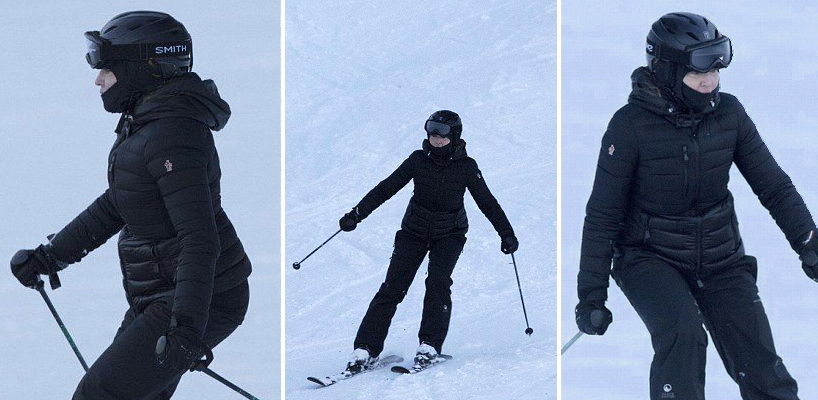 Madonna skiing in Verbier, Switzerland [29 December 2016 – Pictures]