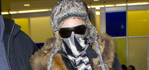 Madonna à l’aéroport de JFK, New York [21 janvier 2014 – Photos]