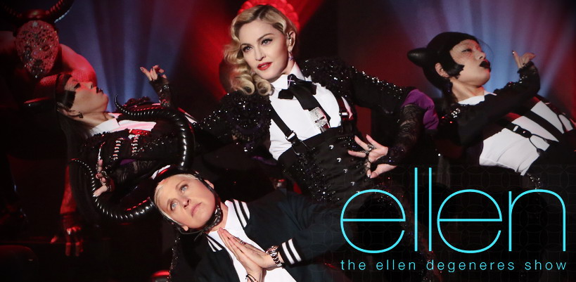 Madonna interprète « Ghosttown » sur The Ellen DeGeneres Show