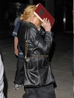 Madonna and Jesus Luz leaving the Four Seasons, New York