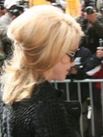 Madonna arrival at the Late Show with David Letterman