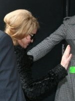 Madonna arrival at the Late Show with David Letterman