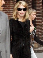 Madonna leaving the Late Show with David Letterman