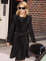 Madonna leaving the Late Show with David Letterman