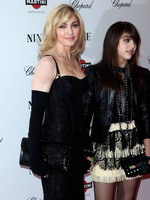 Madonna attends the premiere of 'Nine' at the Ziegfield Theatre, New York